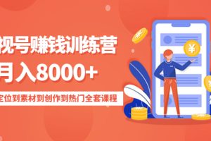 （4565期）影视号赚钱训练营：月入8000+从账号定位到素材到创作到热门全套课程