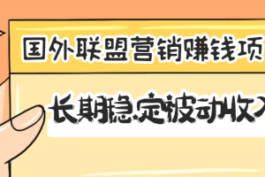 （3068期）国外联盟营销赚钱项目，长期稳定被动收入月赚1000美金【视频教程】无水印