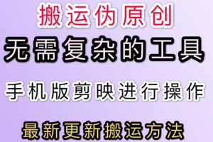 （2681期）5月刚出来的最新：抖音+快手搬运技术，无需复杂工具，纯小白可操作