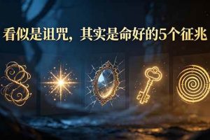 (19089期)付费文章:看似是诅咒,其实是命好的5个征兆