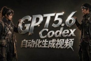 (19393期)GPT5.6+Codex自动化视频生成:提示词设计×角色设定×封面海报×工作流思路,高效产出AI视频